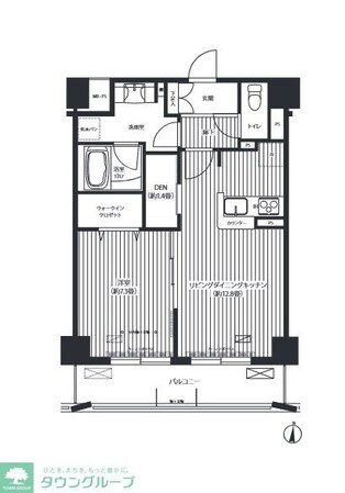 フィルージュ浦和常盤の物件間取画像